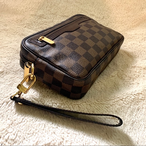 👑✅PRICE FIRM✅NO OFFERS SUPER SALE!! AUTHENTIC LV Damier Ebene Clutch. Rare - Picture 7 of 17